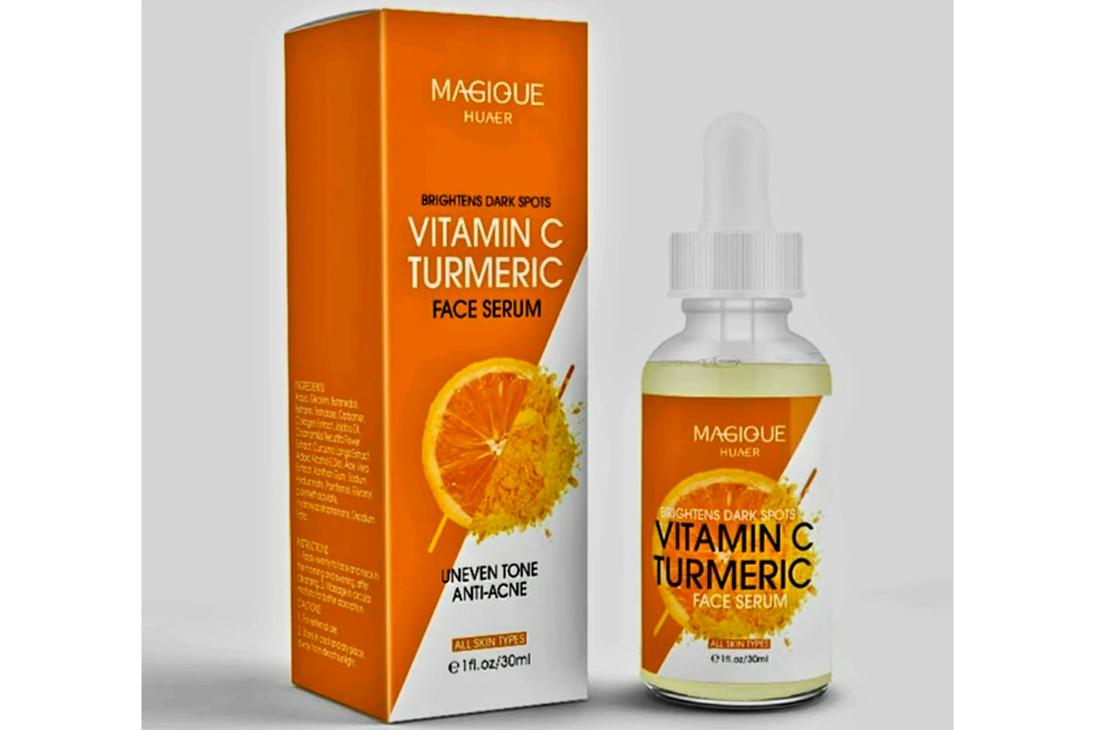 Serum Facial Anti-ácne con Vitamina C y Cúrcuma